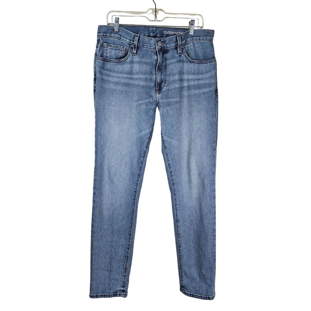 Outerknown S.E.A. Jeans 34 Ambassador Slim Fit Organic Cotton Light Wash Casual